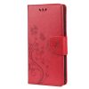 Peňaženkové puzdro Embossing Pattern Motýľ a kvet tmavofialové – Samsung Galaxy A13 5G | Lacné Kryty Lacné Kryty | Peňaženkové puzdro Embossing Pattern Motýľ a kvet tmavofialové – Samsung Galaxy A13 5G | Lacné Kryty