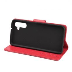 Peňaženkové puzdro Embossing Pattern Motýľ a kvet červené – Samsung Galaxy A13 5G | Lacné Kryty Lacné Kryty | Peňaženkové puzdro Embossing Pattern Motýľ a kvet červené – Samsung Galaxy A13 5G | Lacné Kryty