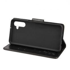 Peňaženkové puzdro Embossing Pattern Motýľ a kvet čierne – Samsung Galaxy A13 5G | Lacné Kryty Lacné Kryty | Peňaženkové puzdro Embossing Pattern Motýľ a kvet čierne – Samsung Galaxy A13 5G | Lacné Kryty