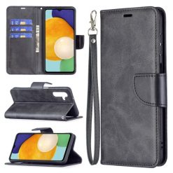 Peňaženkové puzdro Retro Lambskin čierne – Samsung Galaxy A13 5G | Lacné Kryty Lacné Kryty | Peňaženkové puzdro Retro Lambskin čierne – Samsung Galaxy A13 5G | Lacné Kryty