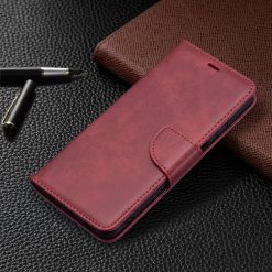 Lacné Kryty | Peňaženkové puzdro Retro Lambskin červené – Samsung Galaxy A13 5G | Lacné Kryty