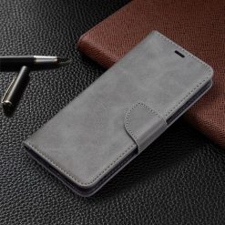 Peňaženkové puzdro Retro Lambskin sivé – Samsung Galaxy A13 5G | Lacné Kryty Lacné Kryty | Peňaženkové puzdro Retro Lambskin sivé – Samsung Galaxy A13 5G | Lacné Kryty