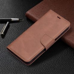 Lacné Kryty | Peňaženkové puzdro Retro Lambskin hnedé – Samsung Galaxy A13 5G | Lacné Kryty