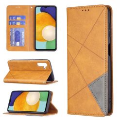 Lacné Kryty | Knižkové puzdro Prismatic žlté – Samsung Galaxy A13 5G | Lacné Kryty