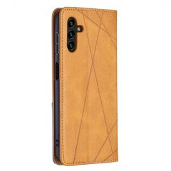 Lacné Kryty | Knižkové puzdro Prismatic žlté – Samsung Galaxy A13 5G | Lacné Kryty