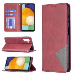 Lacné Kryty | Knižkové puzdro Prismatic červené – Samsung Galaxy A13 5G | Lacné Kryty