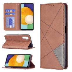 Lacné Kryty | Knižkové puzdro Prismatic hnedé – Samsung Galaxy A13 5G | Lacné Kryty
