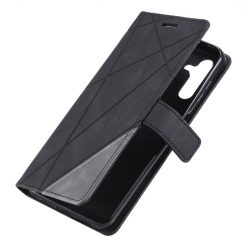 Knižkové puzdro Rhombus čierne – Samsung Galaxy A13 5G | Lacné Kryty Lacné Kryty | Knižkové puzdro Rhombus čierne – Samsung Galaxy A13 5G | Lacné Kryty