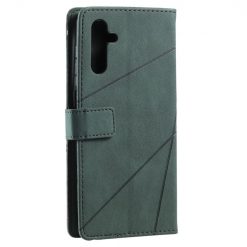Lacné Kryty | Knižkové puzdro Rhombus zelené – Samsung Galaxy A13 5G | Lacné Kryty