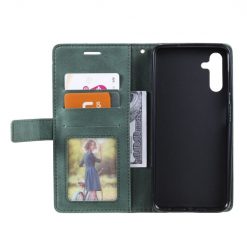 Lacné Kryty | Knižkové puzdro Rhombus zelené – Samsung Galaxy A13 5G | Lacné Kryty