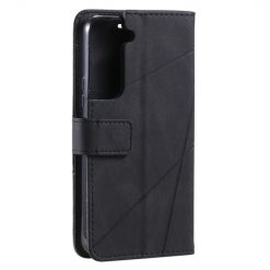 Knižkové puzdro Rhombus čierne – Samsung Galaxy S22 | Lacné Kryty Lacné Kryty | Knižkové puzdro Rhombus čierne – Samsung Galaxy S22 | Lacné Kryty