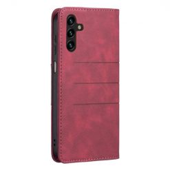 Lacné Kryty | Knižkové puzdro Binfen červené – Samsung Galaxy A13 5G | Lacné Kryty