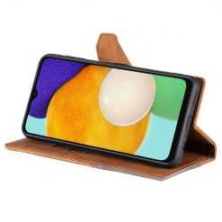 Knižkové puzdro Wave hnedé – Samsung Galaxy A13 5G | Lacné Kryty Lacné Kryty | Knižkové puzdro Wave hnedé – Samsung Galaxy A13 5G | Lacné Kryty