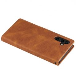 Knižkové puzdro Wave hnedé – Samsung Galaxy A13 5G | Lacné Kryty Lacné Kryty | Knižkové puzdro Wave hnedé – Samsung Galaxy A13 5G | Lacné Kryty
