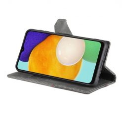 Lacné Kryty | Knižkové puzdro Wave sivé – Samsung Galaxy A13 5G | Lacné Kryty