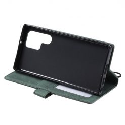 Knižkové puzdro Rhombus zelené – Samsung Galaxy S22 Ultra | Lacné Kryty Lacné Kryty | Knižkové puzdro Rhombus zelené – Samsung Galaxy S22 Ultra | Lacné Kryty