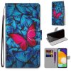 Lacné Kryty | Knižkové puzdro Trendy Cross case Chryzantémy – Samsung Galaxy A13 5G | Lacné Kryty