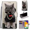 Lacné Kryty | Knižkové puzdro Trendy Cross case Rádioaktívny symbol – Samsung Galaxy A13 5G | Lacné Kryty