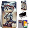 Lacné Kryty | Knižkové puzdro Trendy Cross case Limetka – Samsung Galaxy A13 5G | Lacné Kryty