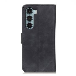 Lacné Kryty | Peňaženkové puzdro Khazneh čierne – Motorola Moto G200 5G | Lacné Kryty