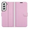 Lacné Kryty | Peňaženkové puzdro Litchi modré – Samsung Galaxy S22+ (S22 Plus) | Lacné Kryty