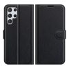 Lacné Kryty | Peňaženkové puzdro Litchi biele – Samsung Galaxy S22 Ultra | Lacné Kryty