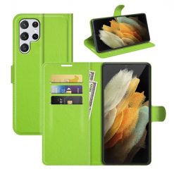 Peňaženkové puzdro Litchi limetkové – Samsung Galaxy S22 Ultra | Lacné Kryty Lacné Kryty | Peňaženkové puzdro Litchi limetkové – Samsung Galaxy S22 Ultra | Lacné Kryty