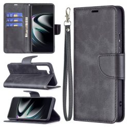 Lacné Kryty | Peňaženkové puzdro Retro Lambskin čierne – Samsung Galaxy S22+ (S22 Plus) | Lacné Kryty