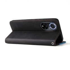 Peňaženkové puzdro Stitching čierno-modré – Huawei Nova 9 / Honor 50 | Lacné Kryty Lacné Kryty | Peňaženkové puzdro Stitching čierno-modré – Huawei Nova 9 / Honor 50 | Lacné Kryty