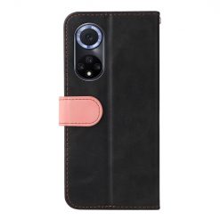 Lacné Kryty | Peňaženkové puzdro Stitching čierno-ružové – Huawei Nova 9 / Honor 50 | Lacné Kryty