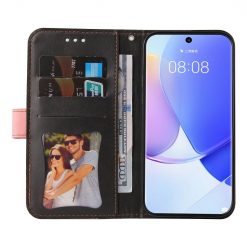 Lacné Kryty | Peňaženkové puzdro Stitching čierno-ružové – Huawei Nova 9 / Honor 50 | Lacné Kryty