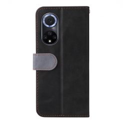 Lacné Kryty | Peňaženkové puzdro Stitching čierno-sivé – Huawei Nova 9 / Honor 50 | Lacné Kryty
