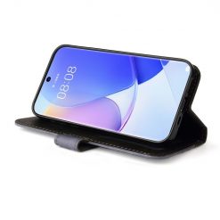 Lacné Kryty | Peňaženkové puzdro Stitching čierno-sivé – Huawei Nova 9 / Honor 50 | Lacné Kryty