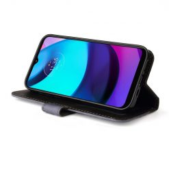 Peňaženkové puzdro Stitching čierno-sivé – Motorola Moto E20 / E30 / E40 | Lacné Kryty Lacné Kryty | Peňaženkové puzdro Stitching čierno-sivé – Motorola Moto E20 / E30 / E40 | Lacné Kryty