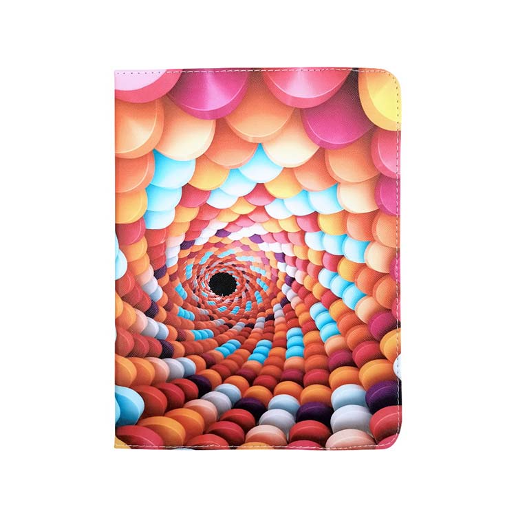 Univerzálne knižkové puzdro Candy Spiral pre tablet so 9 - 10 palcovým displejom