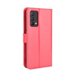 Lacné Kryty | Knižkové puzdro Shockproof Horse Texture červené – Realme GT Master | Lacné Kryty