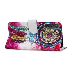 Lacné Kryty | Knižkové puzdro Trendy Cross case Lapač snov – Samsung Galaxy S21 FE | Lacné Kryty