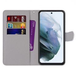Knižkové puzdro Trendy Cross case Mačka – Samsung Galaxy S21 FE | Lacné Kryty Lacné Kryty | Knižkové puzdro Trendy Cross case Mačka – Samsung Galaxy S21 FE | Lacné Kryty