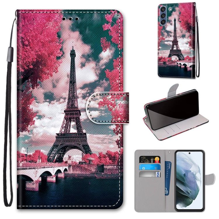 Knižkové puzdro Trendy Cross case Paris – Samsung Galaxy S21 FE