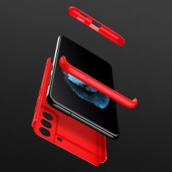 Ochranný kryt 360 Protection červený – Samsung Galaxy S21 FE | Lacné Kryty Lacné Kryty | Ochranný kryt 360 Protection červený – Samsung Galaxy S21 FE | Lacné Kryty