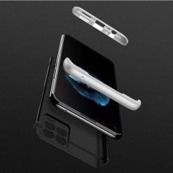 Lacné Kryty | Ochranný kryt 360 Protection čierno-strieborný – Realme 8 / Realme 8 Pro | Lacné Kryty