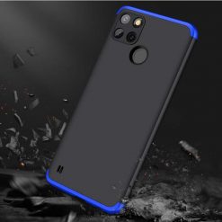 Lacné Kryty | Ochranný kryt 360 Protection čierno-modrý – Realme C21Y | Lacné Kryty