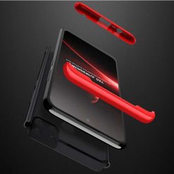 Lacné Kryty | Ochranný kryt 360 Protection čierno-červený – Realme C21Y | Lacné Kryty