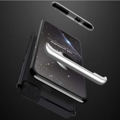 Lacné Kryty | Ochranný kryt 360 Protection čierno-strieborný – Realme C21Y | Lacné Kryty