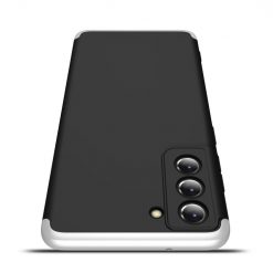 Ochranný kryt 360 Protection čierno-strieborný – Samsung Galaxy S21 FE | Lacné Kryty Lacné Kryty | Ochranný kryt 360 Protection čierno-strieborný – Samsung Galaxy S21 FE | Lacné Kryty