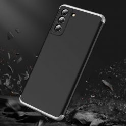 Ochranný kryt 360 Protection čierno-strieborný – Samsung Galaxy S21 FE | Lacné Kryty Lacné Kryty | Ochranný kryt 360 Protection čierno-strieborný – Samsung Galaxy S21 FE | Lacné Kryty