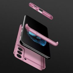 Ochranný kryt 360 Protection ružový – Samsung Galaxy S21 FE | Lacné Kryty Lacné Kryty | Ochranný kryt 360 Protection ružový – Samsung Galaxy S21 FE | Lacné Kryty