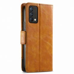 Lacné Kryty | Peňaženkové puzdro CaseNeo bledohnedé – Realme GT Master | Lacné Kryty
