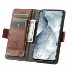 Lacné Kryty | Peňaženkové puzdro CaseNeo hnedé – Realme GT Master | Lacné Kryty