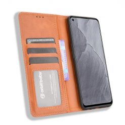Lacné Kryty | Peňaženkové puzdro Comfort case hnedé – Realme GT Master | Lacné Kryty